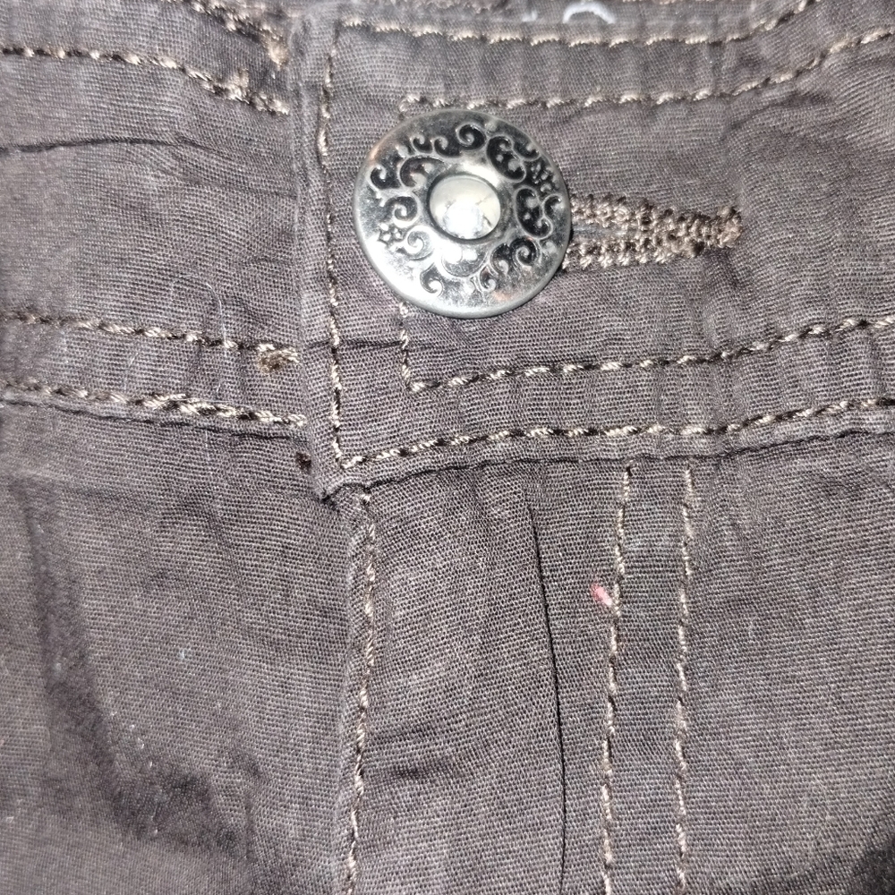 North Crest Brown Cargo Shorts 20W - Picture 6 of 10